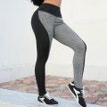 Talla grande patchwork ejercicio de levantamiento de glúteos jogging running yoga pants medias para mujeres